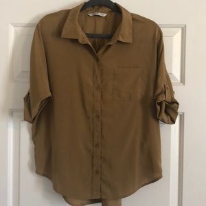 Old Navy Camel Blouse